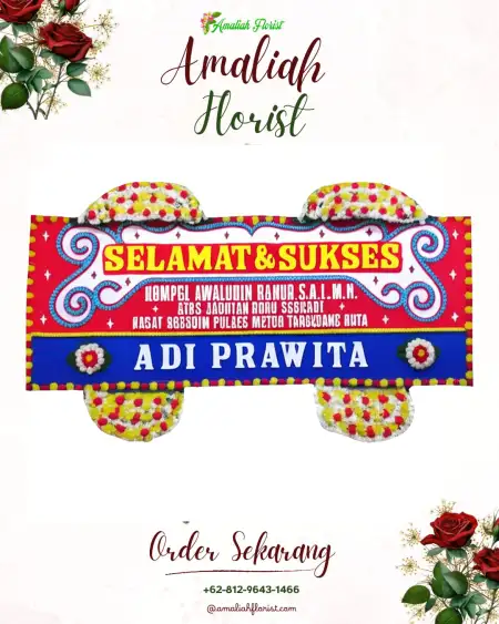 Papan Bunga Ucapan Selamat Sijono